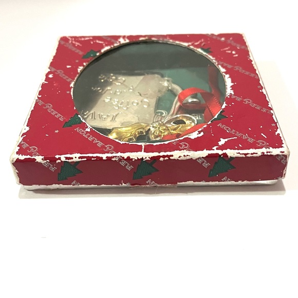 Reed & Barton Vintage Coffee Cup Christmas Ornament. Silver Plated. - Picture 11 of 11